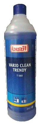 VARIO CLEAN TRENDY T 560 Концентрат 1 литр, нйтральное средство для ежедневной бережной уборки, обеспыливания и очистки любых поверхностей без повреждения, препятствует повторному загрязнению