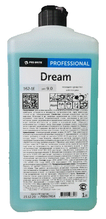 Pro-brite (Про-брайт) DREAM (1 литр) РН 9,0 Усиленное моющее средство для мытья посуды. Концентрат, минимальный расход, эффективная и бережная мойка.